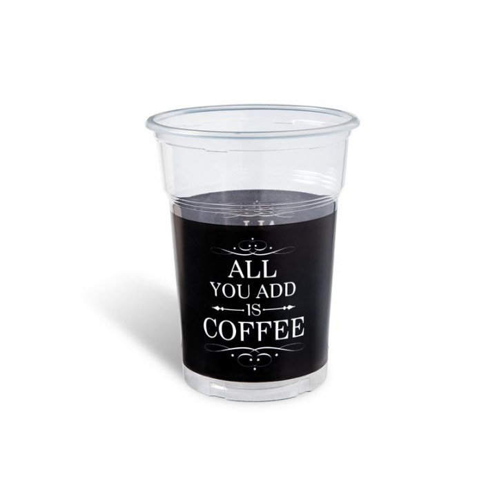 ΠΟΤΗΡΙ ΠΛΑΣΤΙΚΟ FREDDO 300ml BLACK ''ALL YOU ADD''